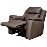 Relaxfauteuil EVASION van leer - zwart