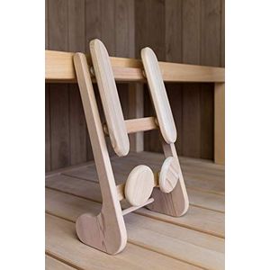 Halu Sauna Rugsteun (ergonomisch) voor de (infrarood) sauna (Red Cedar)