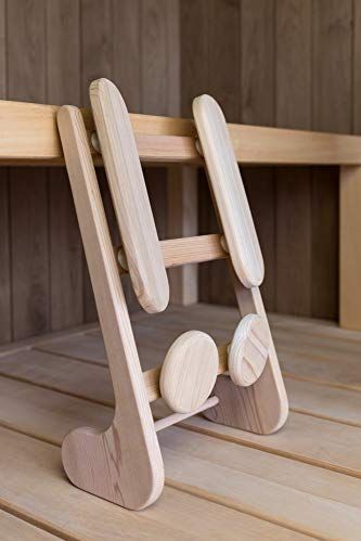 Halu Sauna Rugsteun (ergonomisch) voor de (infrarood) sauna (Red Cedar)