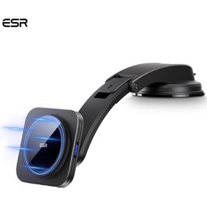 ESR HaloLock Magnetische Dashboard Autohouder met MagSafe Opladen 15W Zwart