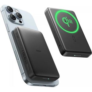 ESR Qi2 MagSlim 15W Power Bank met Magsafe 10.000mAh Zwart