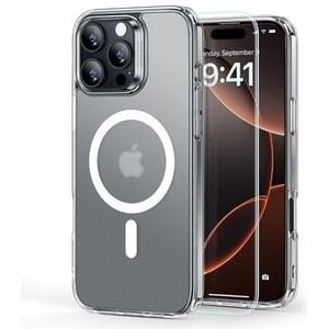 iPhone 16 Pro Max ESR HaloLock MagSafe Classic Hybrid Set - Mattiert Klar
