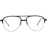 Hackett - Herenbril - Zwart - Metaal - Volledig Omrand Ontwerp