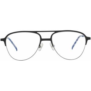Hackett, Accessoires, Heren, Zwart, ONE Size, Zwarte Heren Optische Brillen met Blauw Filter