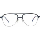 Hackett - Heren - Zwarte Bril - Metaal & Kunststof - Blauw-Filter Lenzen