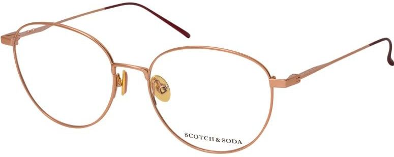 Scotch & Soda - Dames Bril - Ronde - Koper - Metaal