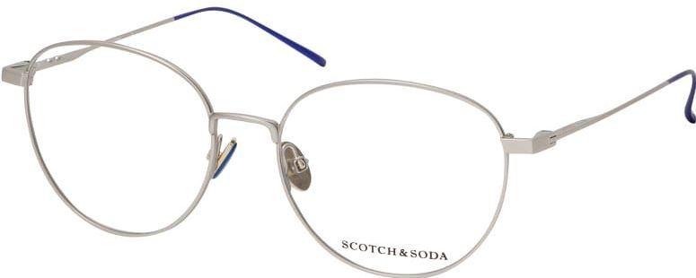 Scotch & Soda - Dames Ronde Bril - Zilver - Metaal - Demo-Glazen