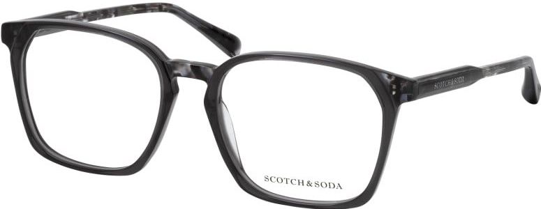 Scotch & Soda - Heren Optische Frames - Zwart - Plastic - Met Demo Glazen