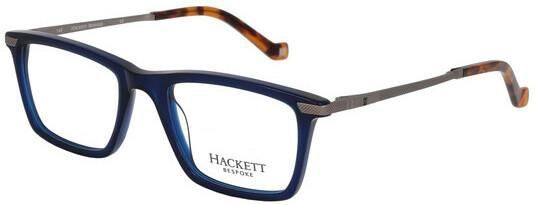 Hackett - Damesbril - Blauw - Acetaat - Rechthoekig