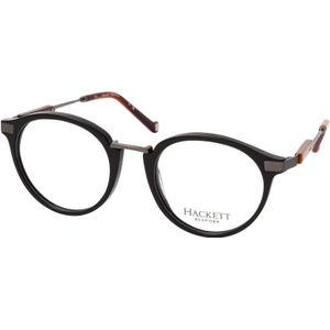 Hackett, Accessoires, unisex, Zwart, ONE Size, Zwarte Heren Optische Monturen Ronde Stijl