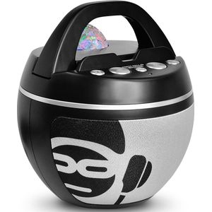iDance BB10K Bluetooth Party Box met Disco LED-verlichting - Zwart/Grijs