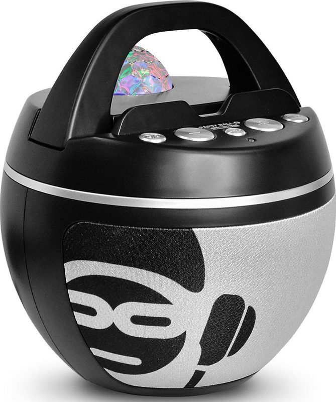 iDance BB10K Bluetooth Party Box met Disco LED-verlichting - Zwart/Grijs