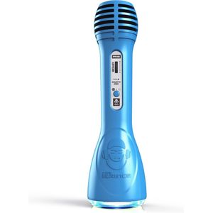 iDance PM6BL Bluetooth All-In-One Karaoke Microfoon - Blauw