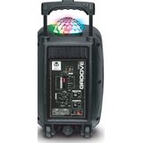 iDance Groove216MK2 Party Speaker - Draadloos - Bluetooth Speaker - FM Radio - 100 Watt - Discoverlichting - Met Microfoon en Afstandsbediening