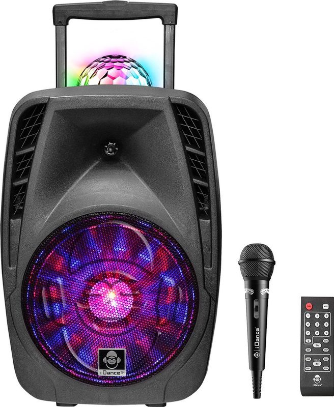 iDance - Groove216MK2 - Party Speaker - Draadloos - Bluetooth - FM Radio - 100 Watt