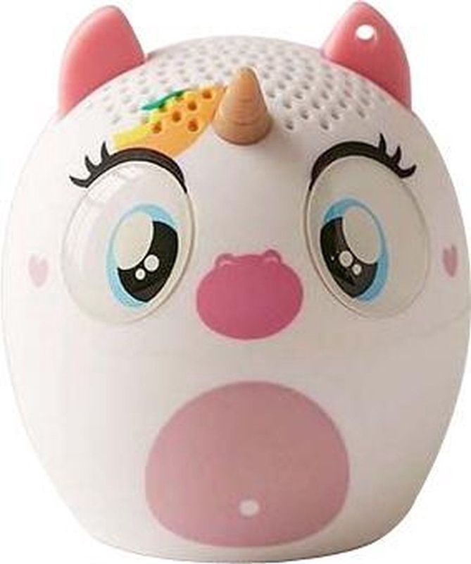 iDance - Friendy Unicorn - Bluetooth Speaker - Wit - 3 Watt