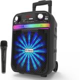 iDance GROOVE408X - Party Speaker - Draadloos - Met Discolicht - Karaoke Set - 200 Watt