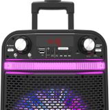 iDance GROOVE408X - Party Speaker - Draadloos - Met Discolicht - Karaoke Set - 200 Watt