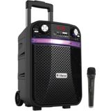 iDance GROOVE408X - Party Speaker - Draadloos - Met Discolicht - Karaoke Set - 200 Watt