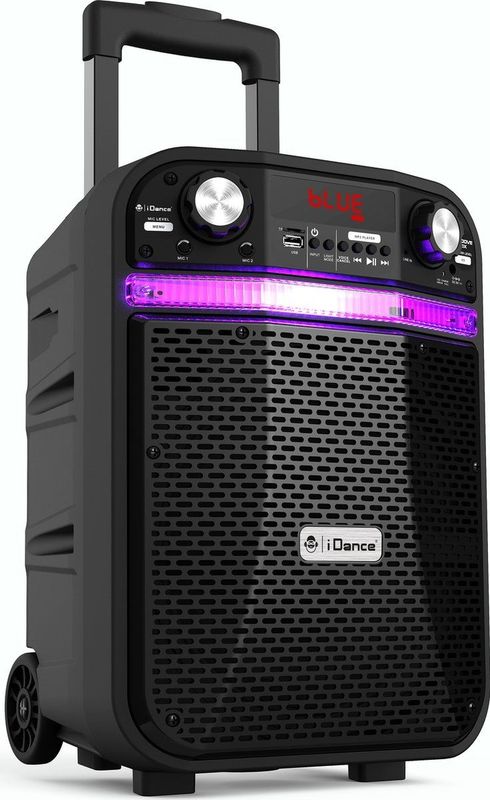 iDance GROOVE408X - Party Speaker - Draadloos - Met Discolicht - Karaoke Set - 200 Watt