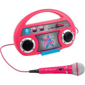 iDance - I'm the Star K1 - Bluetooth Karaoke Speaker - Inclusief Microfoon