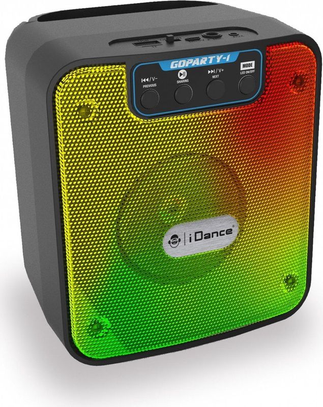 Idance - Goparty-1 - Bluetooth Speaker - Zwart - Draadloze Muziekweergave