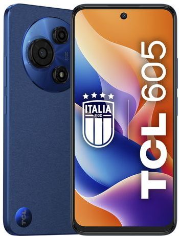 TCL - 605 - Smartphone - Blauw - 256 GB - 8 GB RAM - 50 MP Camera