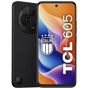TCL 605 16,9 cm (6.67") Dual SIM Android 15 4G USB Type-C 4 GB 128 GB 5200 mAh Zwart