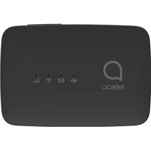 Alcatel Link Zone MW45V2 Mobile Modem 4G, LTE (CAT.4), WiFi, hotspot voor maximaal 15 gebruikers, 2150 mAh batterij, zwart