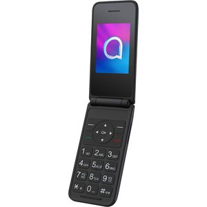 Alcatel 3082 4G - eenvoudig te bedienen mobiele telefoon met deksel, laadstation en 1380 mAh batterij, 1 MP camera met flitser, grote toetsen, Bluetooth, grijs [ES/PT-versie]