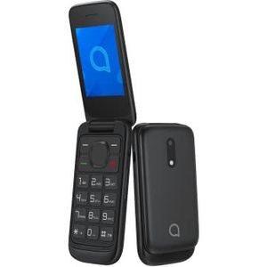 Alcatel - 20.57 UK - Sim Gratis Feature Telefoon - Zwart