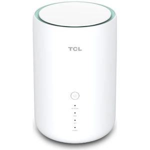 TCL LinkHub HH130VM Home Station Router 4G, LTE (Cat 12/13), Dual Band, Gigabit, ondersteuning voor simkaart, 3CA, WiFi AC, Hotspot tot 64 gebruikers, wit