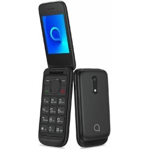 Alcatel 2057 QVGA Dual SIM mobiele telefoon, 6,1 cm (2,4 inch), 2G, 4 MB RAM, 1,3 MP VGA-camera), Bluetooth (zwart)