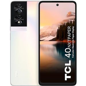 TCL Opalescent 40 NXTPAPER 4G Smartphone, 16 cm (6,78 inch) display (90 Hz, 16 GB (8 + 8) – 256 GB, uitbreidbaar MicroSD, Dual-SIM, 50 MP camera, selfiecamera 32 MP, batterij 5010 mAh, dubbele