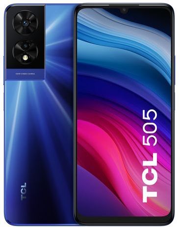 TCL - 505 - Mobiele Telefoon - Zwart - 6.75 Inch - 50MP Camera