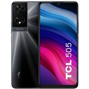 TCL - 505 - Smartphone - Zwart - 6.75 inch LCD - 256 GB opslag