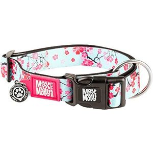 Max & Molly Smart ID Halsband Cherry Bloom M: 34-55 cm halsomvang hond