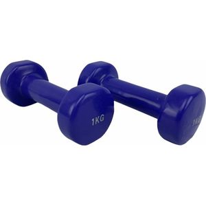 Leontien Dumbbells 2 stuks van 1kg Paars