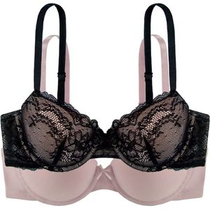 Dorina - T-shirt BH - Licht Gevuld - 2-Pack - Zwart en Roze - Met Beugel