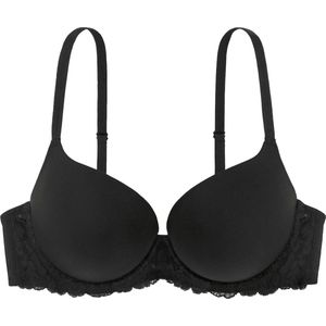 Dorina - Claire - Push Up BH - Zwart - 84% Gerecycled Polyamide, 16% Elastomeer