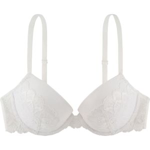 Dorina Kanten beugel BH met vulling - Claire - Bh met vulling en 3/4 cups - Betaalbare bh - 70 - Wit