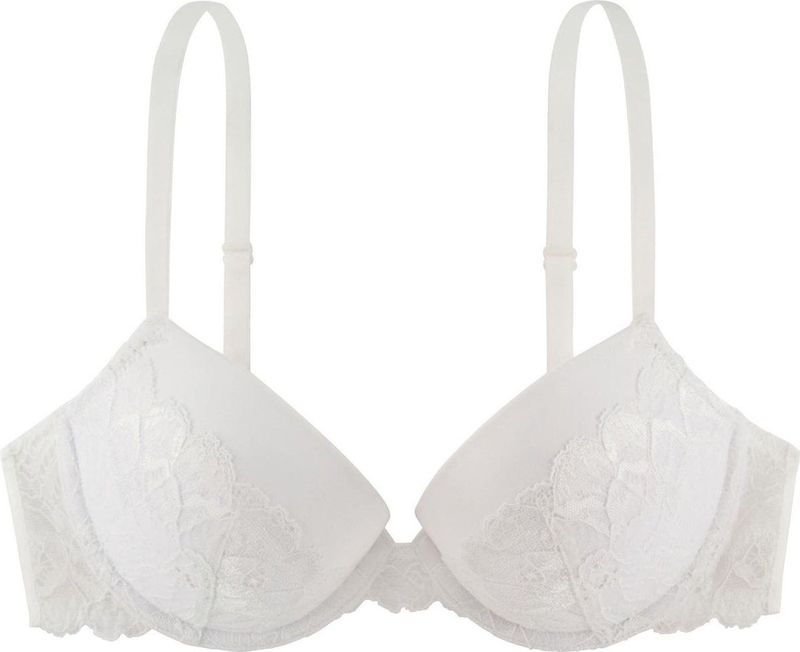 Dorina - Claire - Kanten Beugel BH - Wit - 3/4 Cups - Lichte Vulling