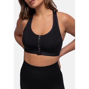 Dorina Racerback Sport BH Extreme Stevige sport Bh met voorsluiting Voorsluiting bh Racerback Zwart