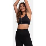 Grey Velvet Racerback beha Dames BH - zwart - S