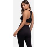 Grey Velvet Racerback beha Dames BH - zwart - S