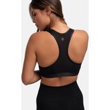 Grey Velvet Racerback beha Dames BH - zwart - S