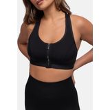 Grey Velvet Racerback beha Dames BH - zwart - S