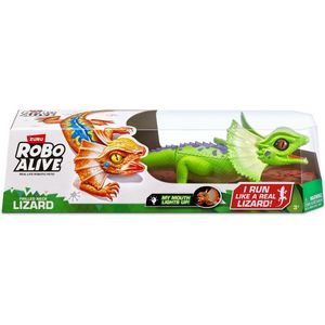 Zuru - Robo Alive - Hagedis - Oranje - Met Licht en Geluid