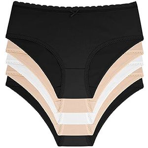 Dorina Dames slip 5-pack Basic Naomi - ondergoed dames - Multipack katoenen vrouwen onderbroeken