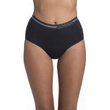Dorina - Midi Slip - Menstruatieondergoed - Zwart - 85% Polyamide, 15% Elastaan, vergelijkbaar met 2 Tampons